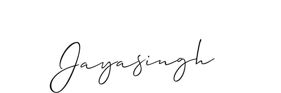 if you are searching for the best signature style for your name Jayasingh. so please give up your signature search. here we have designed multiple signature styles  using Allison_Script. Jayasingh signature style 2 images and pictures png