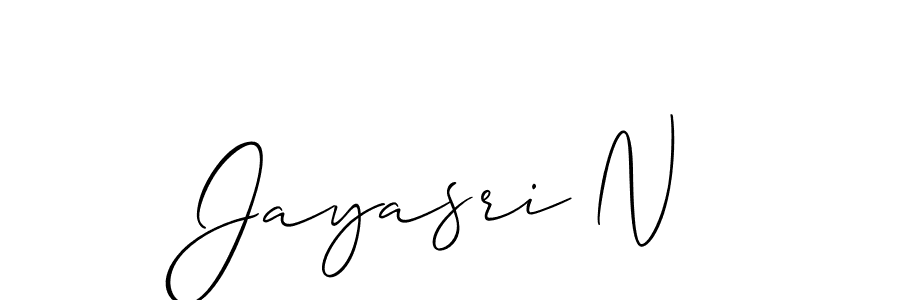 Similarly Allison_Script is the best handwritten signature design. Signature creator online .You can use it as an online autograph creator for name Jayasri N. Jayasri N signature style 2 images and pictures png