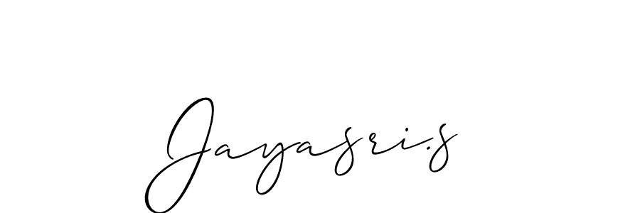 How to Draw Jayasri.s signature style? Allison_Script is a latest design signature styles for name Jayasri.s. Jayasri.s signature style 2 images and pictures png