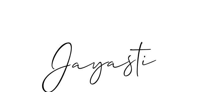 How to make Jayasti name signature. Use Allison_Script style for creating short signs online. This is the latest handwritten sign. Jayasti signature style 2 images and pictures png