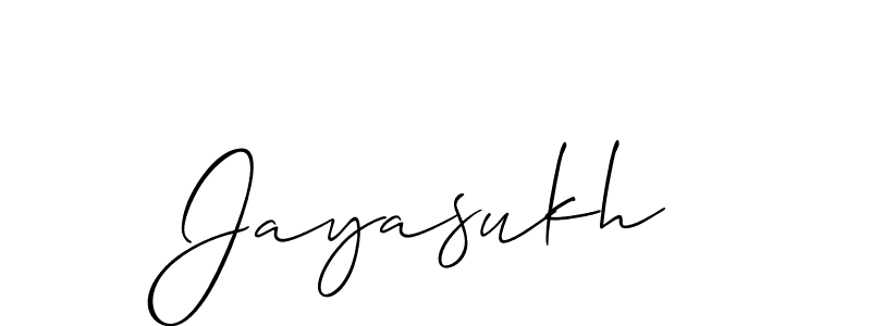 How to make Jayasukh name signature. Use Allison_Script style for creating short signs online. This is the latest handwritten sign. Jayasukh signature style 2 images and pictures png