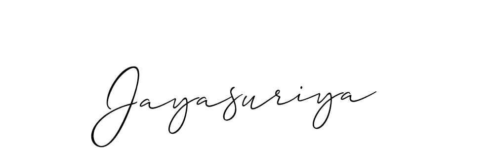 Also You can easily find your signature by using the search form. We will create Jayasuriya name handwritten signature images for you free of cost using Allison_Script sign style. Jayasuriya signature style 2 images and pictures png