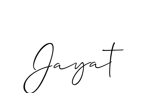 How to Draw Jayat signature style? Allison_Script is a latest design signature styles for name Jayat. Jayat signature style 2 images and pictures png