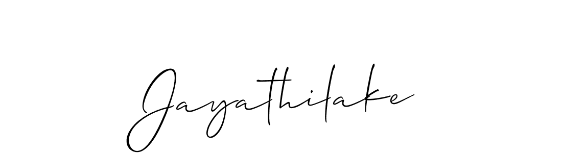 Allison_Script is a professional signature style that is perfect for those who want to add a touch of class to their signature. It is also a great choice for those who want to make their signature more unique. Get Jayathilake name to fancy signature for free. Jayathilake signature style 2 images and pictures png
