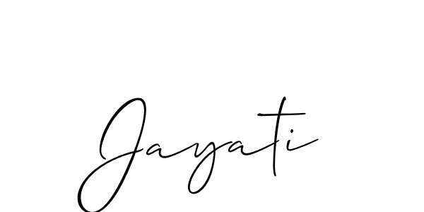 How to Draw Jayati signature style? Allison_Script is a latest design signature styles for name Jayati. Jayati signature style 2 images and pictures png