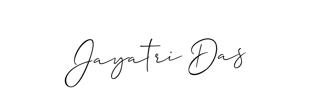 How to make Jayatri Das signature? Allison_Script is a professional autograph style. Create handwritten signature for Jayatri Das name. Jayatri Das signature style 2 images and pictures png
