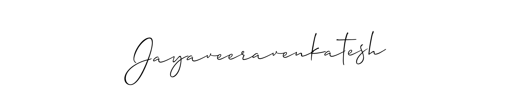 Jayaveeravenkatesh stylish signature style. Best Handwritten Sign (Allison_Script) for my name. Handwritten Signature Collection Ideas for my name Jayaveeravenkatesh. Jayaveeravenkatesh signature style 2 images and pictures png
