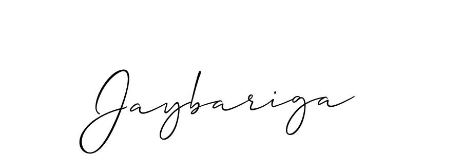 You should practise on your own different ways (Allison_Script) to write your name (Jaybariga) in signature. don't let someone else do it for you. Jaybariga signature style 2 images and pictures png