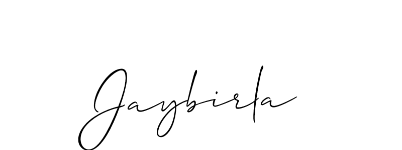 Use a signature maker to create a handwritten signature online. With this signature software, you can design (Allison_Script) your own signature for name Jaybirla. Jaybirla signature style 2 images and pictures png