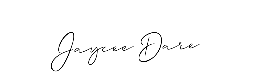 See photos of Jaycee Dare official signature by Spectra . Check more albums & portfolios. Read reviews & check more about Allison_Script font. Jaycee Dare signature style 2 images and pictures png