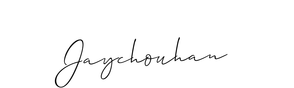 Make a short Jaychouhan signature style. Manage your documents anywhere anytime using Allison_Script. Create and add eSignatures, submit forms, share and send files easily. Jaychouhan signature style 2 images and pictures png