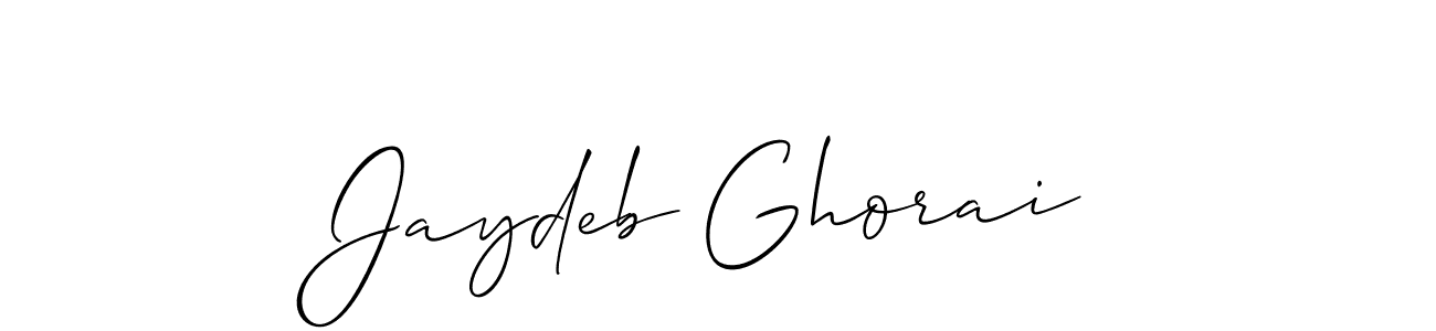 Jaydeb Ghorai stylish signature style. Best Handwritten Sign (Allison_Script) for my name. Handwritten Signature Collection Ideas for my name Jaydeb Ghorai. Jaydeb Ghorai signature style 2 images and pictures png