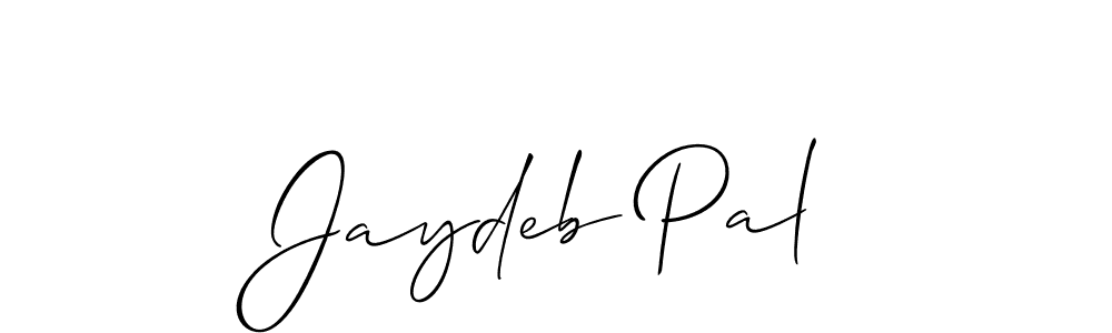 Also we have Jaydeb Pal name is the best signature style. Create professional handwritten signature collection using Allison_Script autograph style. Jaydeb Pal signature style 2 images and pictures png