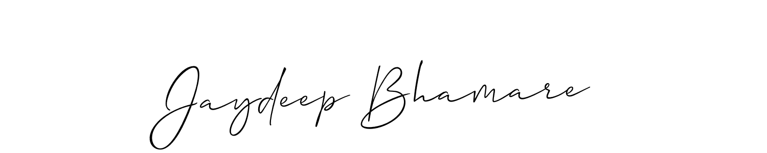 How to make Jaydeep Bhamare signature? Allison_Script is a professional autograph style. Create handwritten signature for Jaydeep Bhamare name. Jaydeep Bhamare signature style 2 images and pictures png