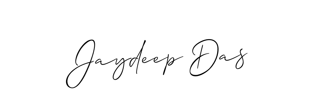 Make a beautiful signature design for name Jaydeep Das. With this signature (Allison_Script) style, you can create a handwritten signature for free. Jaydeep Das signature style 2 images and pictures png