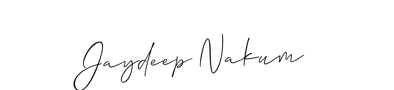 Allison_Script is a professional signature style that is perfect for those who want to add a touch of class to their signature. It is also a great choice for those who want to make their signature more unique. Get Jaydeep Nakum name to fancy signature for free. Jaydeep Nakum signature style 2 images and pictures png