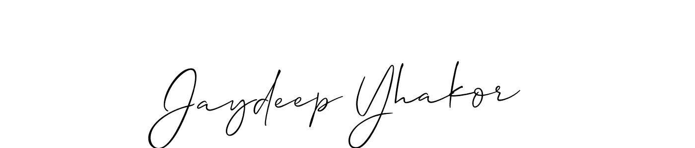 Similarly Allison_Script is the best handwritten signature design. Signature creator online .You can use it as an online autograph creator for name Jaydeep Yhakor. Jaydeep Yhakor signature style 2 images and pictures png