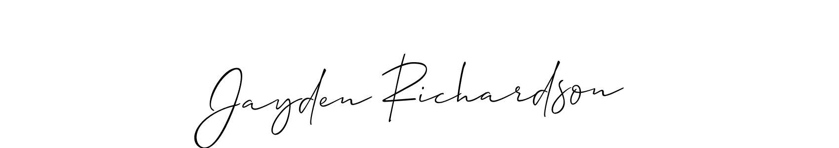You can use this online signature creator to create a handwritten signature for the name Jayden Richardson. This is the best online autograph maker. Jayden Richardson signature style 2 images and pictures png