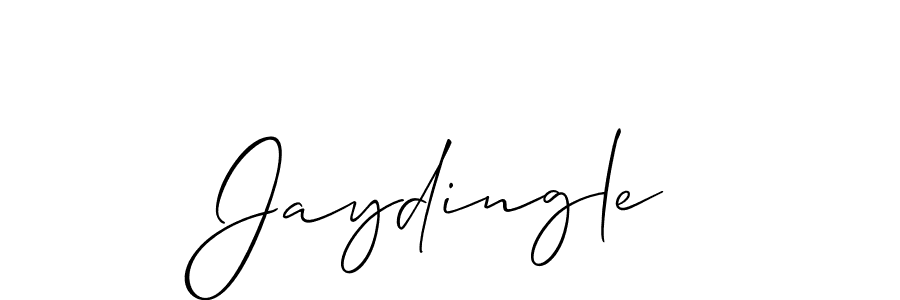 Make a beautiful signature design for name Jaydingle. With this signature (Allison_Script) style, you can create a handwritten signature for free. Jaydingle signature style 2 images and pictures png