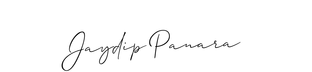 How to Draw Jaydip Panara signature style? Allison_Script is a latest design signature styles for name Jaydip Panara. Jaydip Panara signature style 2 images and pictures png