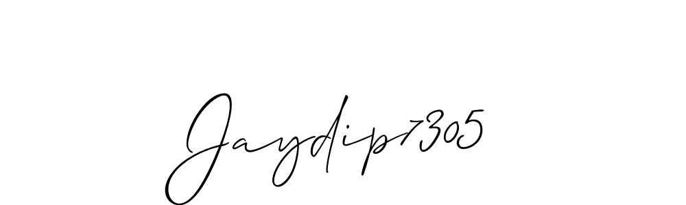 Similarly Allison_Script is the best handwritten signature design. Signature creator online .You can use it as an online autograph creator for name Jaydip7305. Jaydip7305 signature style 2 images and pictures png