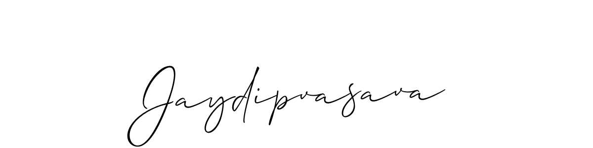 Make a beautiful signature design for name Jaydipvasava. With this signature (Allison_Script) style, you can create a handwritten signature for free. Jaydipvasava signature style 2 images and pictures png