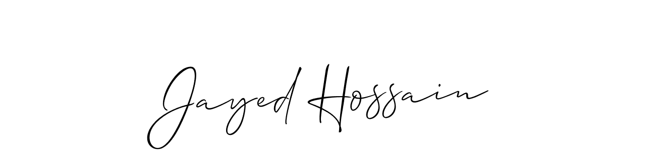 Best and Professional Signature Style for Jayed Hossain. Allison_Script Best Signature Style Collection. Jayed Hossain signature style 2 images and pictures png
