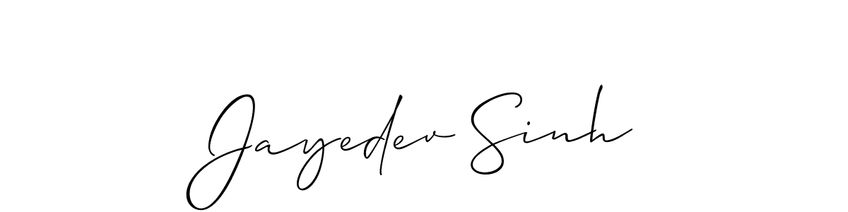 Jayedev Sinh stylish signature style. Best Handwritten Sign (Allison_Script) for my name. Handwritten Signature Collection Ideas for my name Jayedev Sinh. Jayedev Sinh signature style 2 images and pictures png