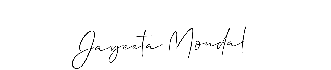 You can use this online signature creator to create a handwritten signature for the name Jayeeta Mondal. This is the best online autograph maker. Jayeeta Mondal signature style 2 images and pictures png