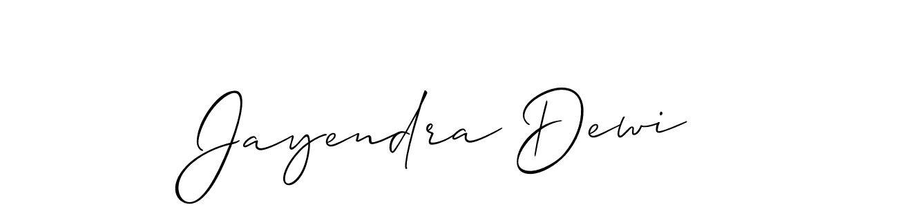 Make a beautiful signature design for name Jayendra Dewi. With this signature (Allison_Script) style, you can create a handwritten signature for free. Jayendra Dewi signature style 2 images and pictures png