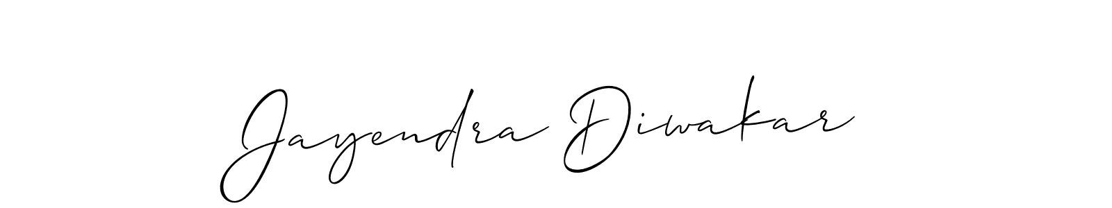 Create a beautiful signature design for name Jayendra Diwakar. With this signature (Allison_Script) fonts, you can make a handwritten signature for free. Jayendra Diwakar signature style 2 images and pictures png