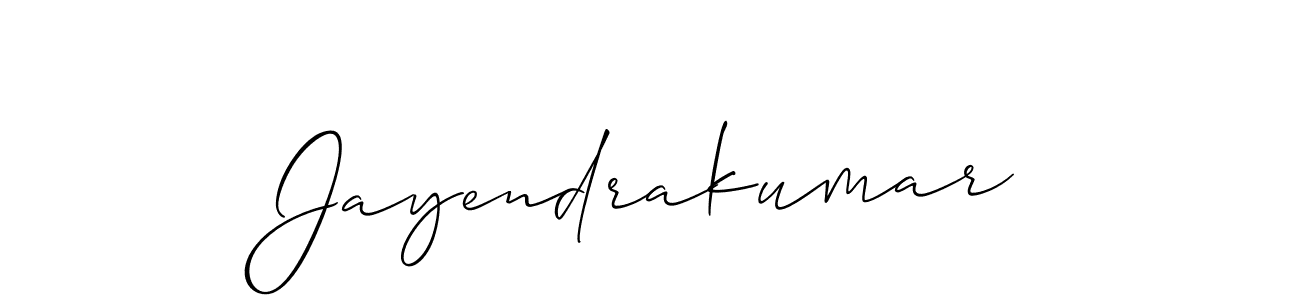 The best way (Allison_Script) to make a short signature is to pick only two or three words in your name. The name Jayendrakumar include a total of six letters. For converting this name. Jayendrakumar signature style 2 images and pictures png