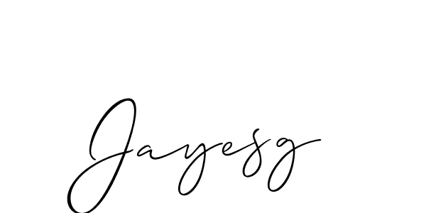 if you are searching for the best signature style for your name Jayesg. so please give up your signature search. here we have designed multiple signature styles  using Allison_Script. Jayesg signature style 2 images and pictures png