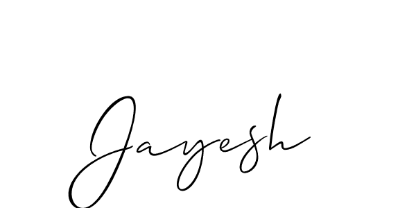 Create a beautiful signature design for name Jayesh. With this signature (Allison_Script) fonts, you can make a handwritten signature for free. Jayesh signature style 2 images and pictures png