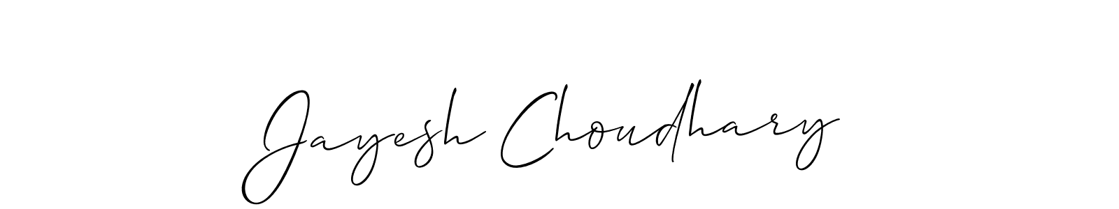 Jayesh Choudhary stylish signature style. Best Handwritten Sign (Allison_Script) for my name. Handwritten Signature Collection Ideas for my name Jayesh Choudhary. Jayesh Choudhary signature style 2 images and pictures png