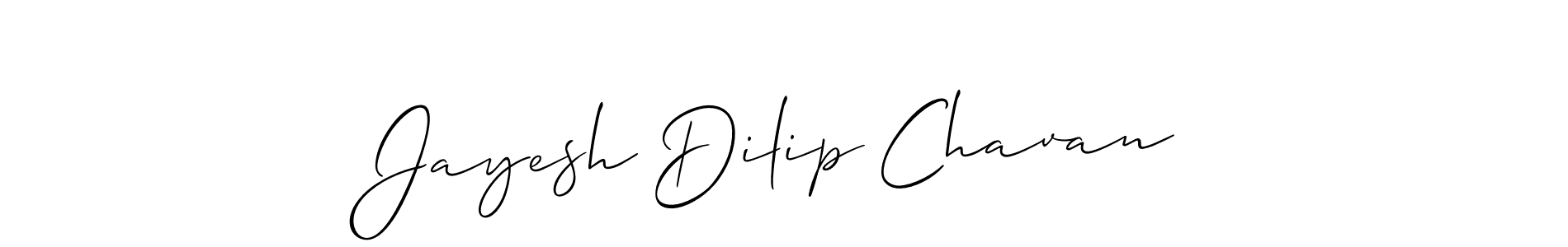 Create a beautiful signature design for name Jayesh Dilip Chavan. With this signature (Allison_Script) fonts, you can make a handwritten signature for free. Jayesh Dilip Chavan signature style 2 images and pictures png