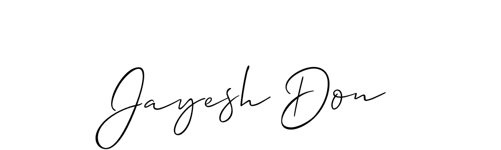 Best and Professional Signature Style for Jayesh Don. Allison_Script Best Signature Style Collection. Jayesh Don signature style 2 images and pictures png