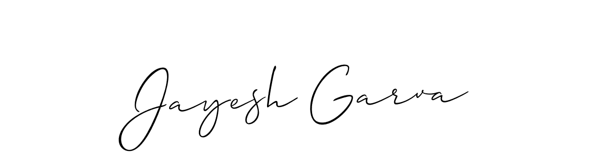 How to Draw Jayesh Garva signature style? Allison_Script is a latest design signature styles for name Jayesh Garva. Jayesh Garva signature style 2 images and pictures png