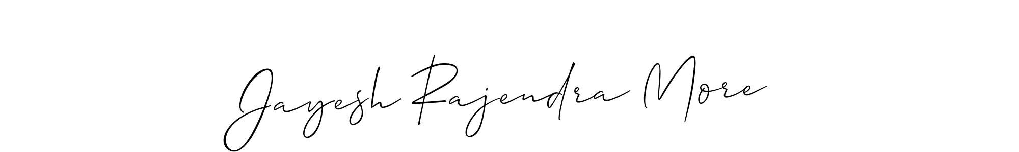 How to Draw Jayesh Rajendra More signature style? Allison_Script is a latest design signature styles for name Jayesh Rajendra More. Jayesh Rajendra More signature style 2 images and pictures png