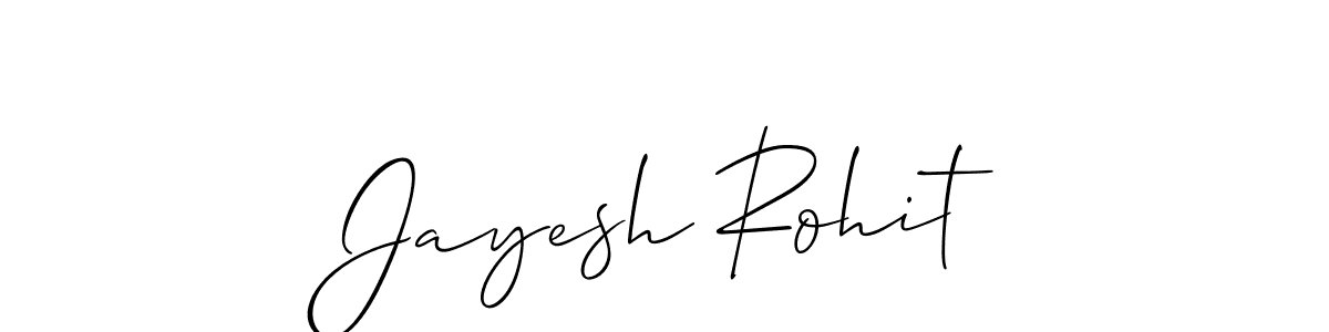 Make a short Jayesh Rohit signature style. Manage your documents anywhere anytime using Allison_Script. Create and add eSignatures, submit forms, share and send files easily. Jayesh Rohit signature style 2 images and pictures png