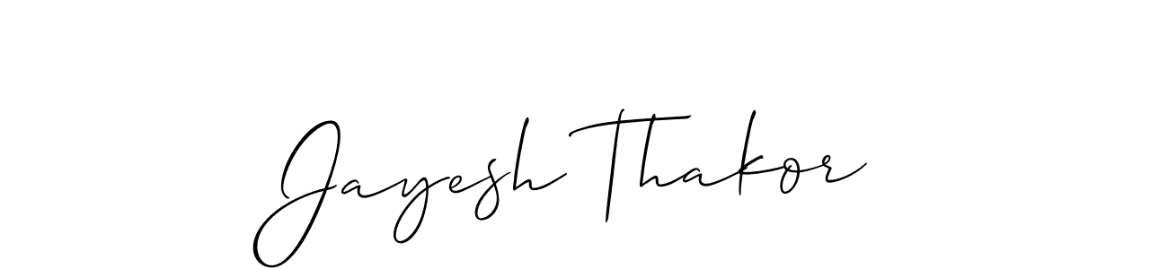 Similarly Allison_Script is the best handwritten signature design. Signature creator online .You can use it as an online autograph creator for name Jayesh Thakor. Jayesh Thakor signature style 2 images and pictures png