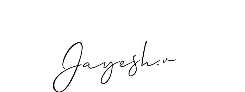 Once you've used our free online signature maker to create your best signature Allison_Script style, it's time to enjoy all of the benefits that Jayesh.v name signing documents. Jayesh.v signature style 2 images and pictures png