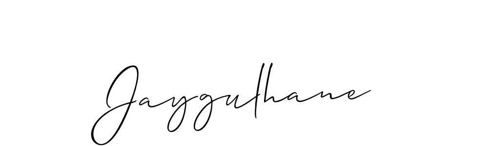 if you are searching for the best signature style for your name Jaygulhane. so please give up your signature search. here we have designed multiple signature styles  using Allison_Script. Jaygulhane signature style 2 images and pictures png