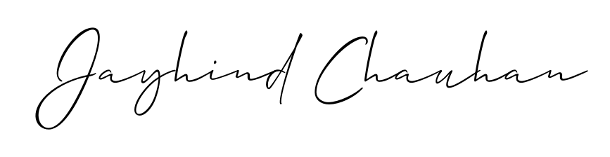 Discover the perfect balance of readability and style for Jayhind Chauhan with Allison_Script font. Create your dream signature today. Jayhind Chauhan signature style 2 images and pictures png