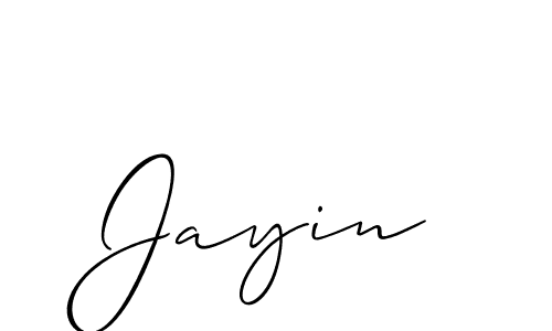Also we have Jayin name is the best signature style. Create professional handwritten signature collection using Allison_Script autograph style. Jayin signature style 2 images and pictures png