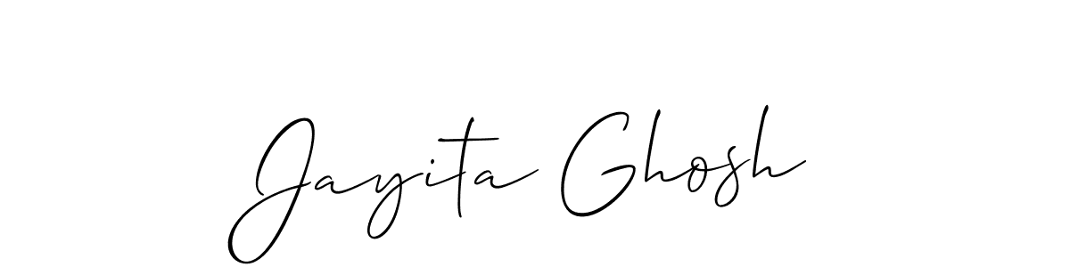 Jayita Ghosh stylish signature style. Best Handwritten Sign (Allison_Script) for my name. Handwritten Signature Collection Ideas for my name Jayita Ghosh. Jayita Ghosh signature style 2 images and pictures png