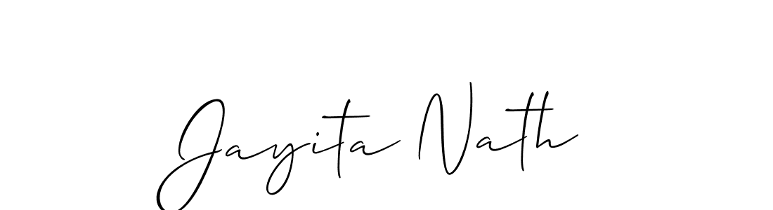 Also You can easily find your signature by using the search form. We will create Jayita Nath name handwritten signature images for you free of cost using Allison_Script sign style. Jayita Nath signature style 2 images and pictures png
