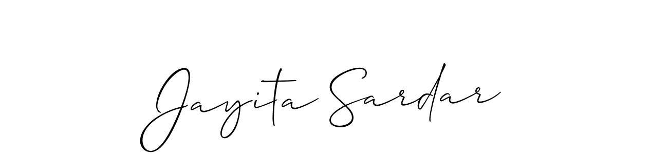 Here are the top 10 professional signature styles for the name Jayita Sardar. These are the best autograph styles you can use for your name. Jayita Sardar signature style 2 images and pictures png