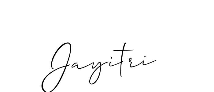 How to Draw Jayitri signature style? Allison_Script is a latest design signature styles for name Jayitri. Jayitri signature style 2 images and pictures png