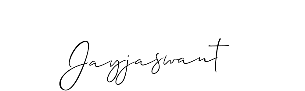 How to make Jayjaswant signature? Allison_Script is a professional autograph style. Create handwritten signature for Jayjaswant name. Jayjaswant signature style 2 images and pictures png